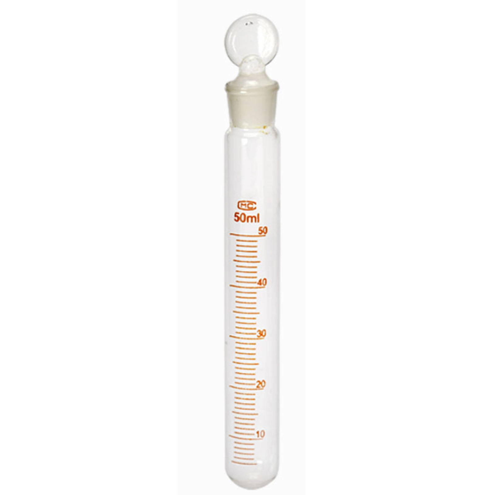 ADAMAS BETA Lab Glass Graduated Test Tube with Stopper 5-100ml  Grinding Mouth Round Bottom Laboratory Test Tube for Microbial Culture Experiment