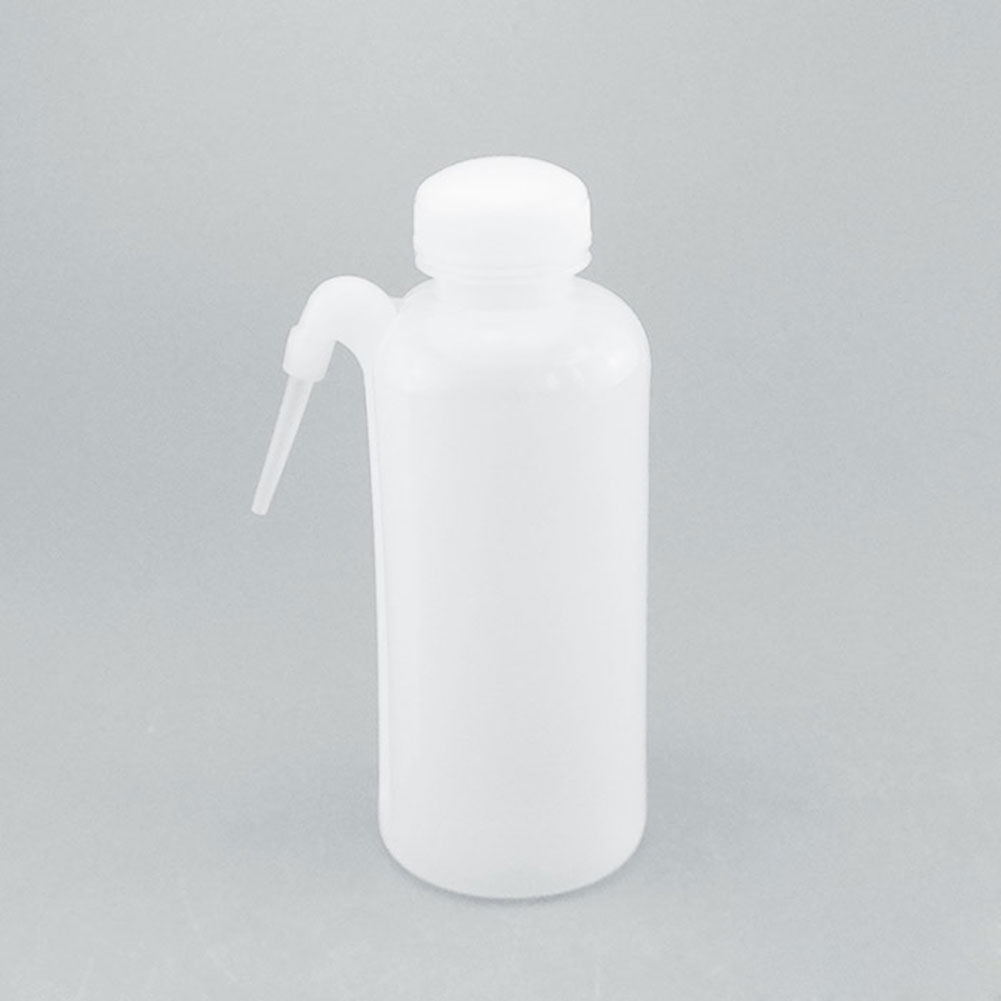 ADAMAS-BETA Plastic Washing Bottle PP White Large Capacity 250-1000ml Lab Graduated Washing Bottles with Cusp Tube Squeeze Diffuser Bottle