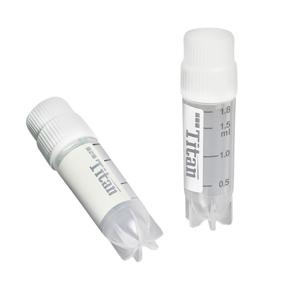 ADAMAS BETA Lab Cryotubes 1.5ml 2.0ml Sterilized CrystalCap SPINE HT Vial Graduated PP Self-Standing Cryovials