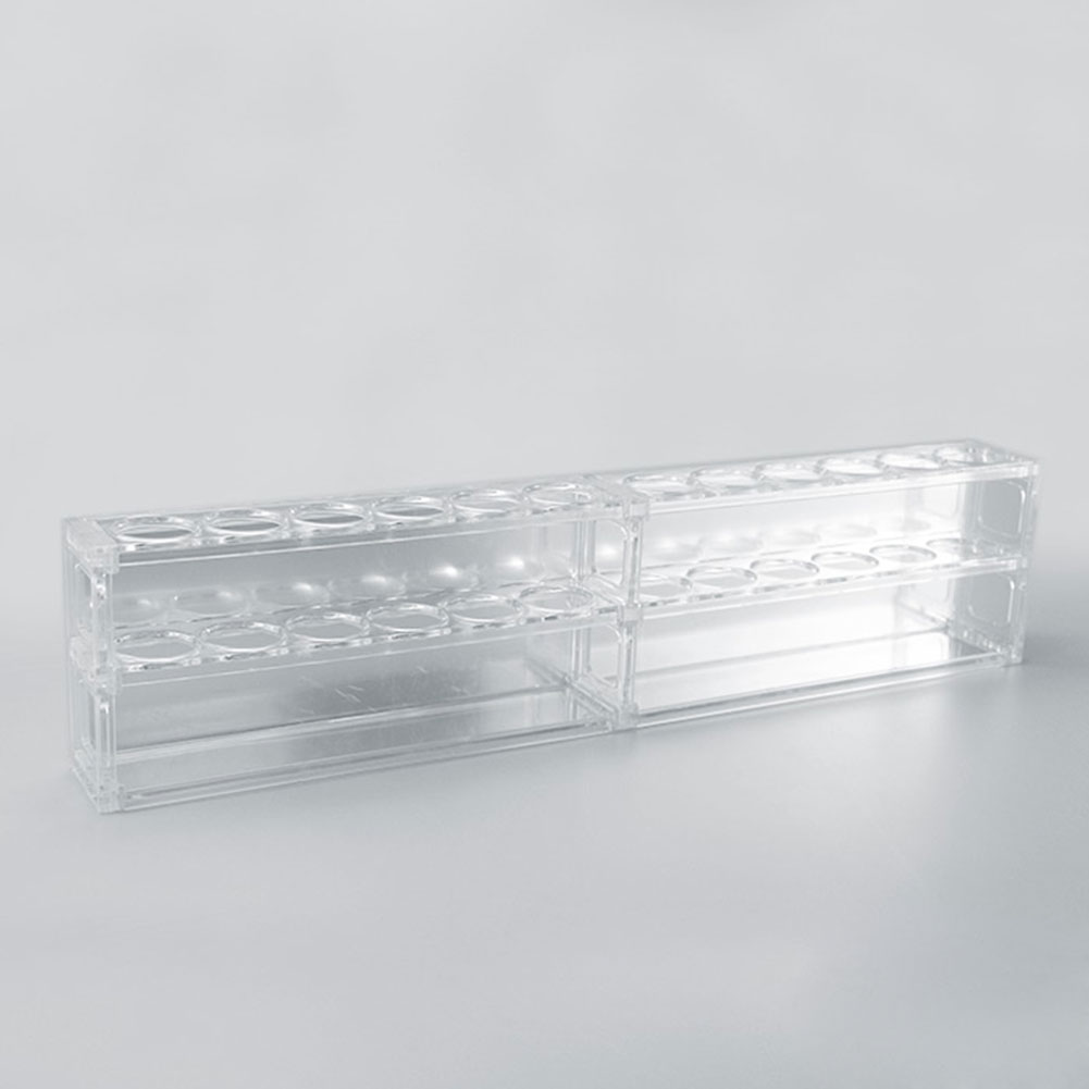 ADAMAS BETA Organic Glass Colorimetric Pipe Rack 6-Well 12-Well 10-100ml Laboratory Plexiglass Test Tube Holder Colorimetric Tubes Stander