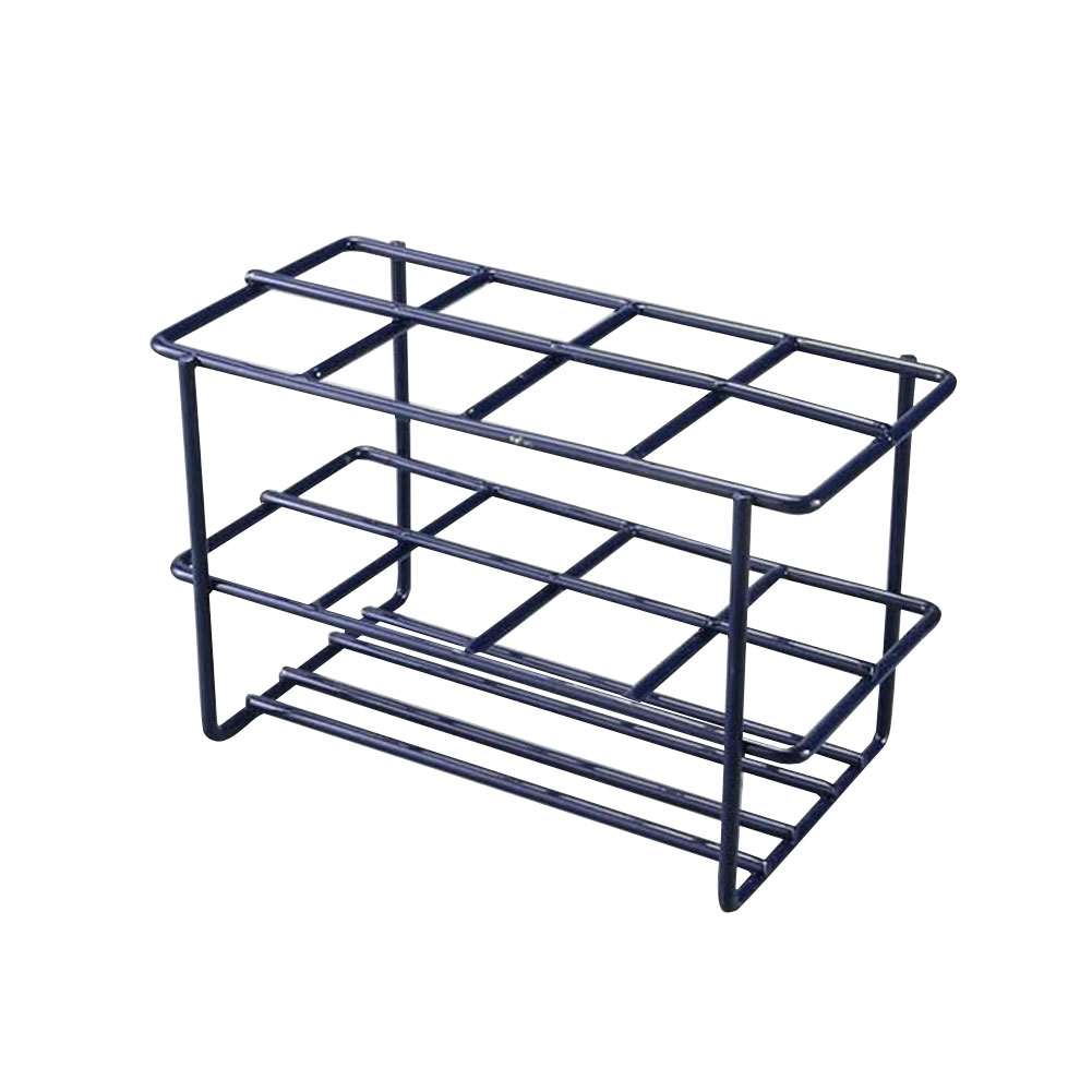 ADAMAS BETA Lab Epoxy Coated Steel Wire Test Tube Rack Metal Wire Constructed 8-Well,15-Well Laboratory Centrifuge Tube Storage Holder