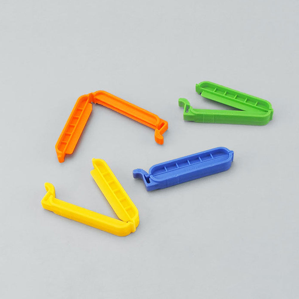 ADAMAS-BETA 10Pcs Dialysis Bag Clamp PP Plastic Laboratory Sealing Clamp Colored 60mm Dialysis Membrane Clips for 25-44mm Bags