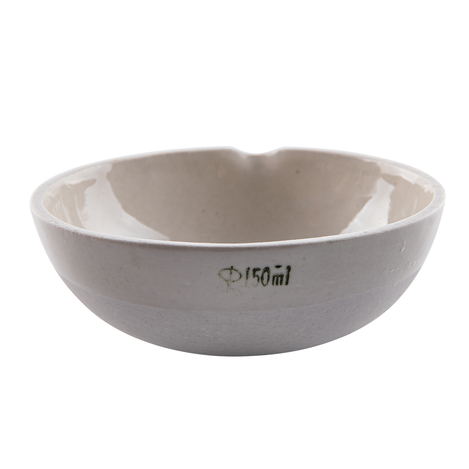 ADAMAS BETA Laboratory Ceramic Evaporating Dish Diameter 60-300mm 35-3000ml Round Dish with Outlet for Concentration Crystallization Experiment