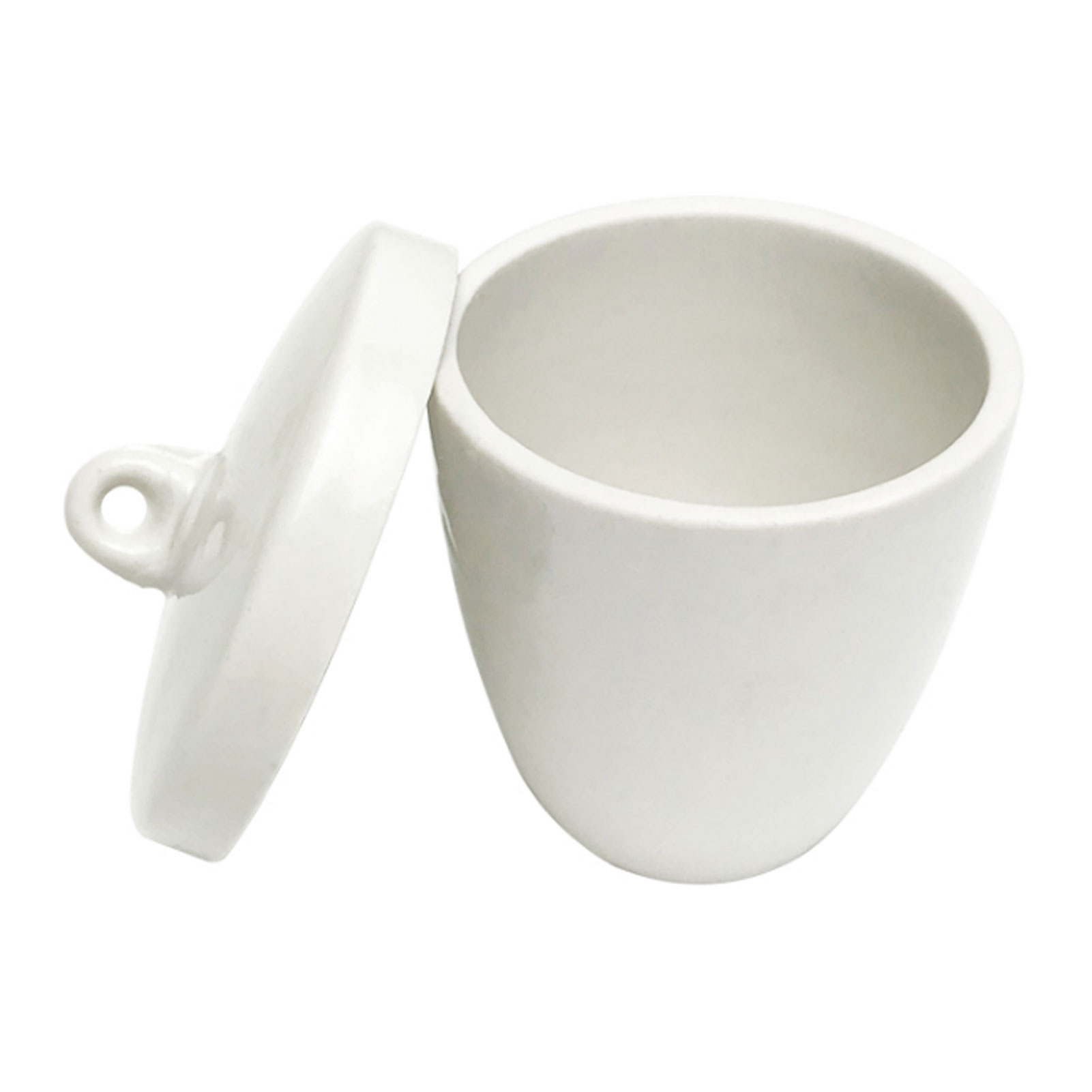 ADAMAS BETA Lab Ceramic Crucible with Cover 5-300ml for Laboratory Solvent Eevaporation/Crystallization Experiments