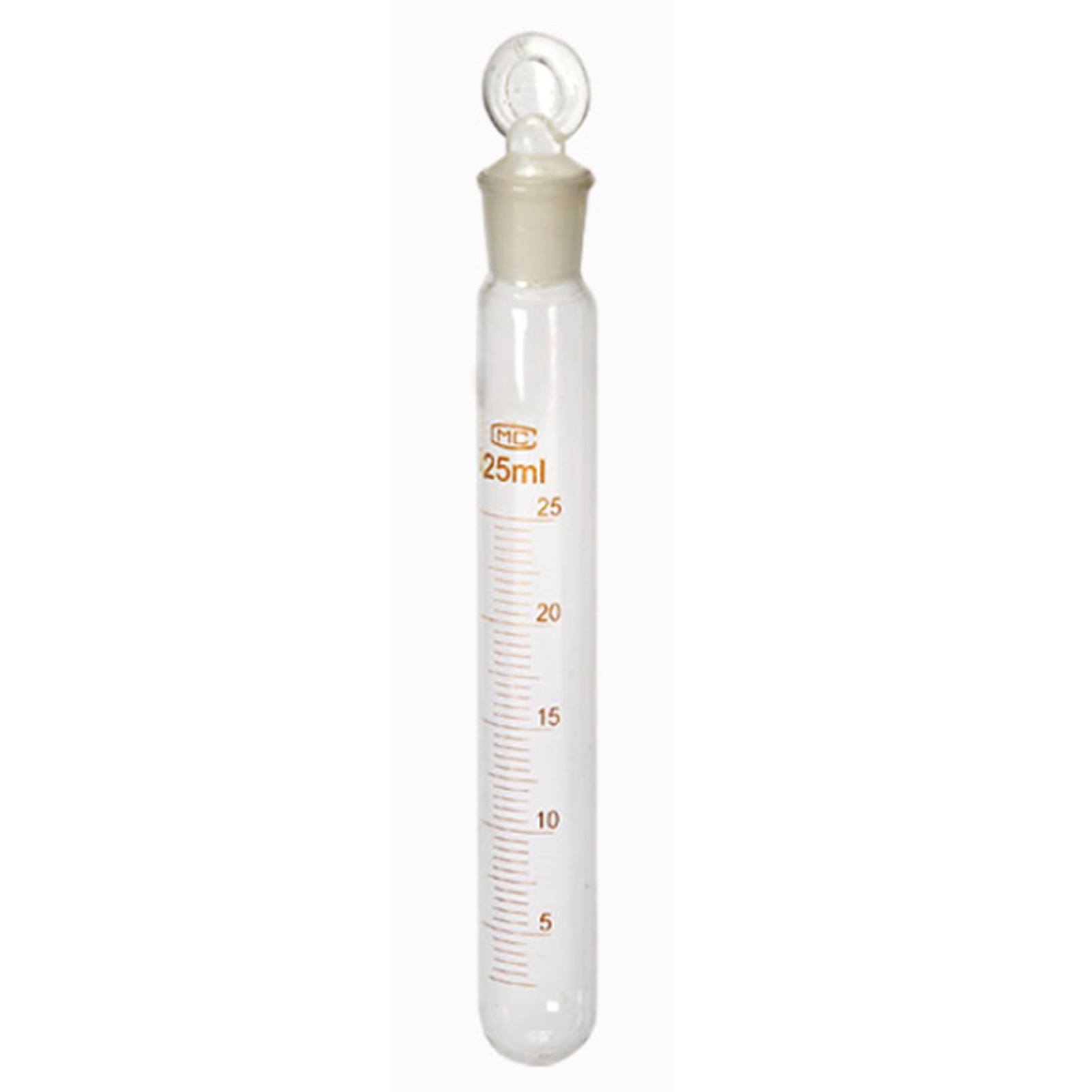ADAMAS BETA Lab Glass Graduated Test Tube with Stopper 5-100ml  Grinding Mouth Round Bottom Laboratory Test Tube for Microbial Culture Experiment