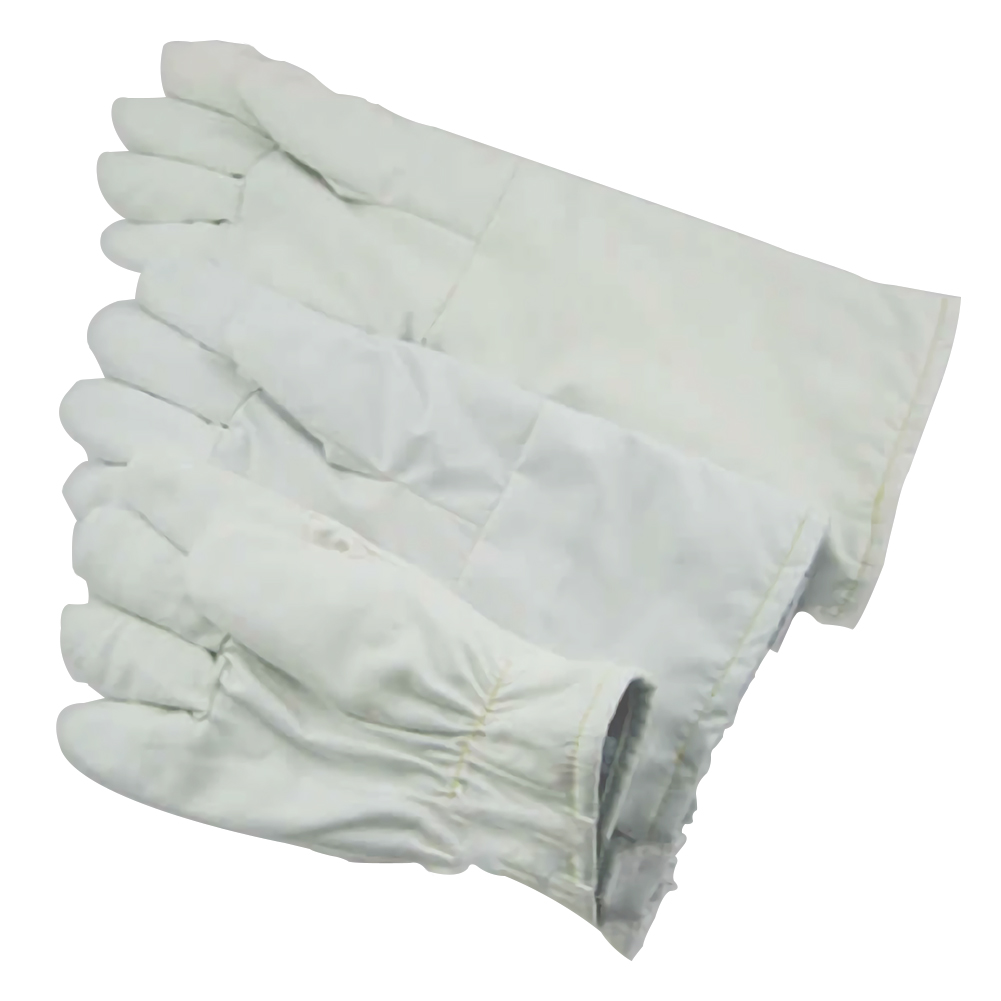 ADAMAS BETA 1 Pair Dust Free High Temperature Resistant Gloves 180 ℃ ~ 200 ℃ HT Fabric 27cm Laboratory Antistatic White Gloves