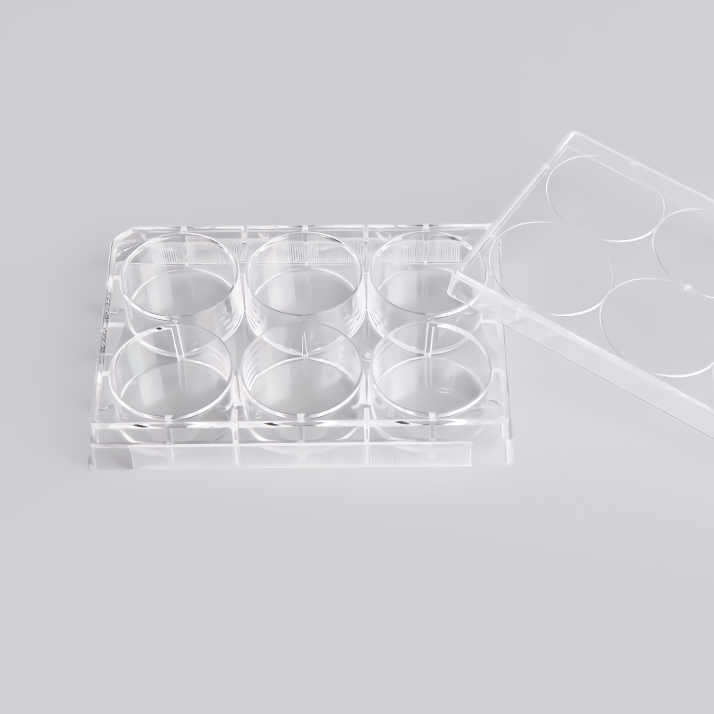 ADAMAS-BETA Cell Culture Plate 6-96 Well Flat Bottom TC Sterile Transparent Laboratory Microbial Plastic Culture Plate for Adherent Culture