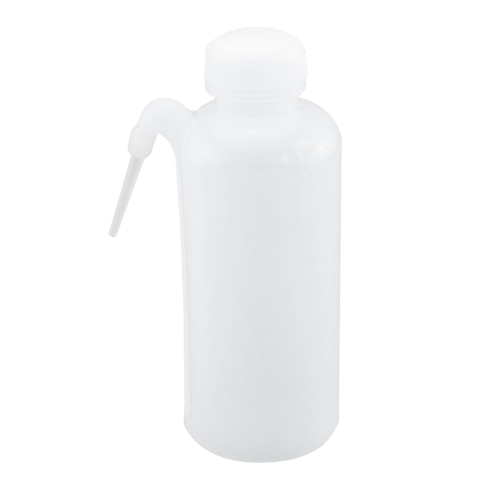ADAMAS-BETA Plastic Washing Bottle PP White Large Capacity 250-1000ml Lab Graduated Washing Bottles with Cusp Tube Squeeze Diffuser Bottle