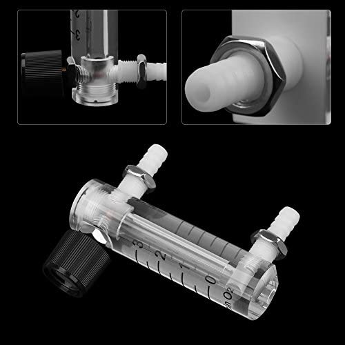 ADAMAS-BETA 1pcs Gas Flow Meter 0.6MPa Pressure Flowmeter Unidirectional Gas/Oxygen/Air Flow LZQ-1~LZQ-7 for Laboratory/industrial