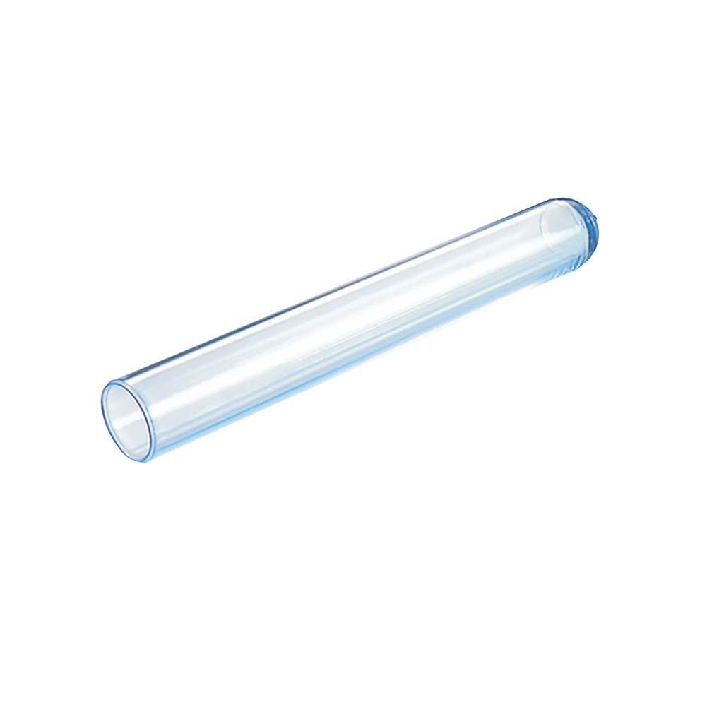 ADAMAS BETA Wholesale PS Round Bottom Plastic Test Tube Transparent Flat Mouth Scaleless Laboratory Conventional Plastic Test Tubes 60-100mm