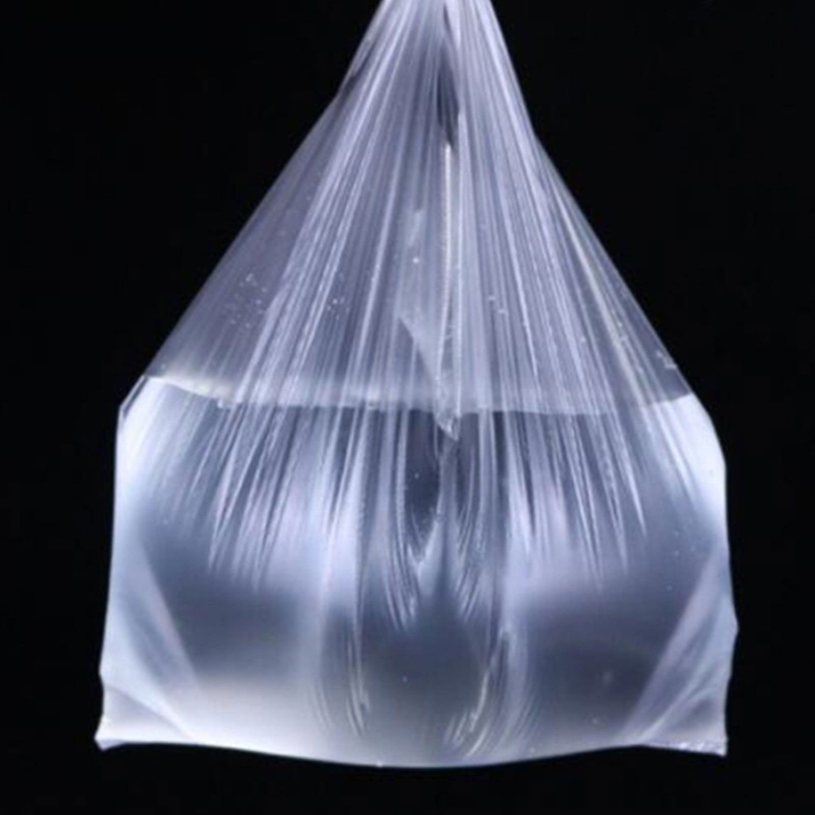 ADAMAS-BETA Transparent Thickening Vest Bag Double-handle Plastic Shopping Bag Waterproof Lab Storage Package Bags(Pack of 100)