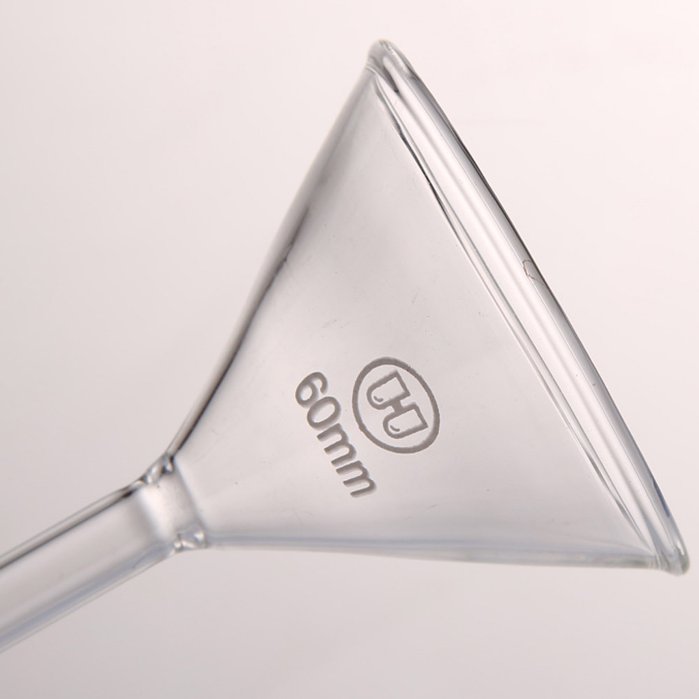 ADAMAS BETA Wholesale Lab Short Tube Glass Funnels 40-150MM Triangular Funnel Laboratory Sub Packaging/Filter Funnel