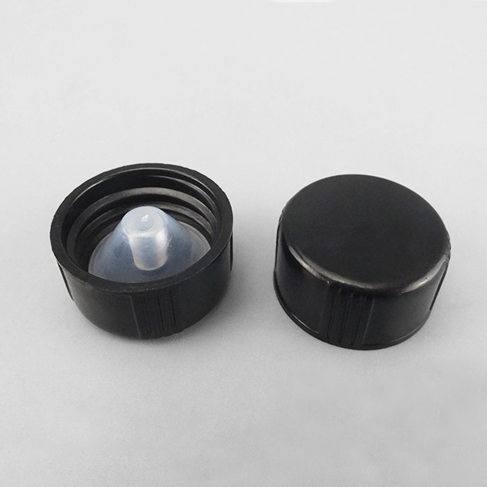 ADAMAS-BETA Universal Bottle Cap Screw Mouth Standard Mixed Resin Cover with V-shaped LDPE Inner Plug Laboratory Reagent Bottle Sealing Caps