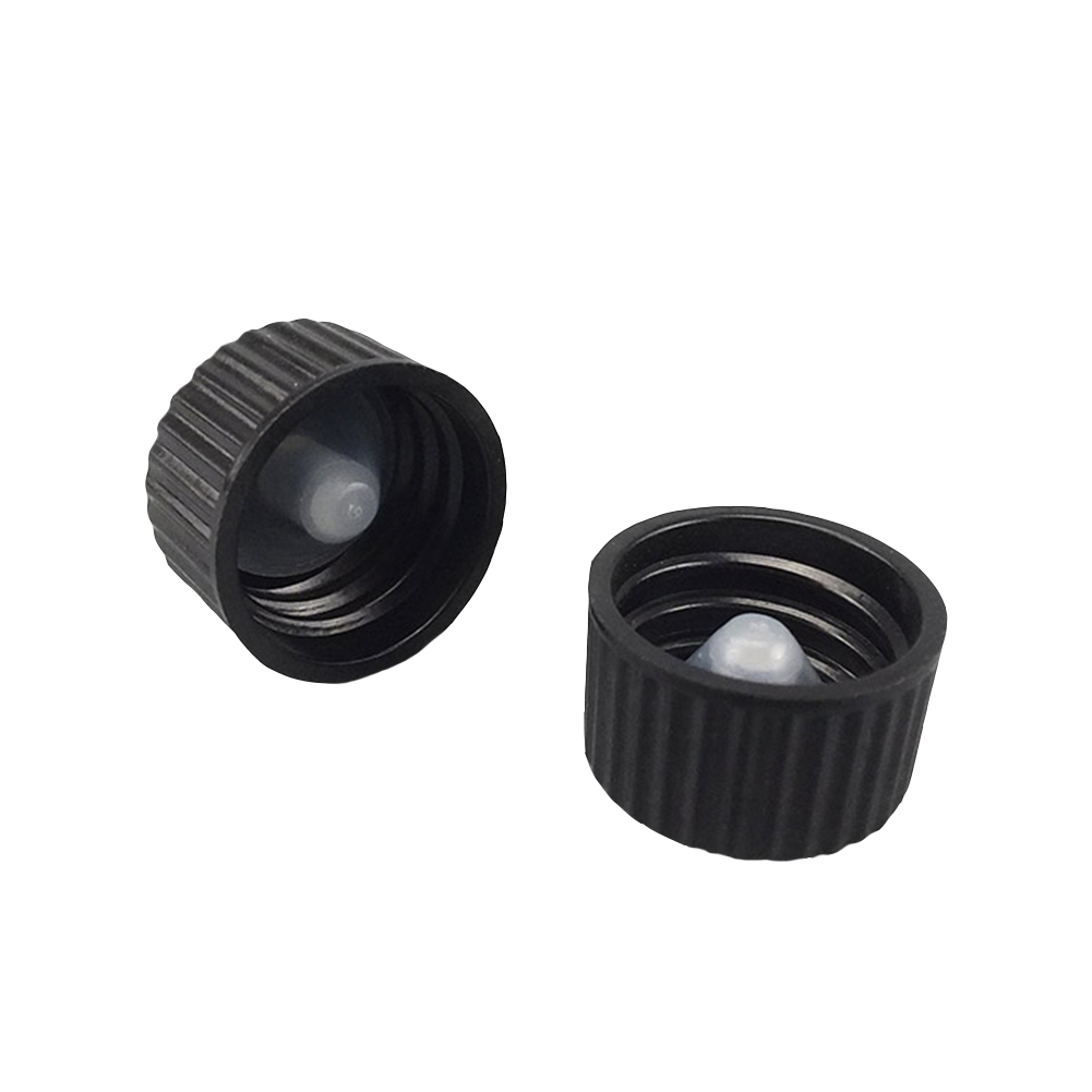 ADAMAS-BETA Universal Bottle Cap Screw Mouth Standard Mixed Resin Cover with V-shaped LDPE Inner Plug Laboratory Reagent Bottle Sealing Caps