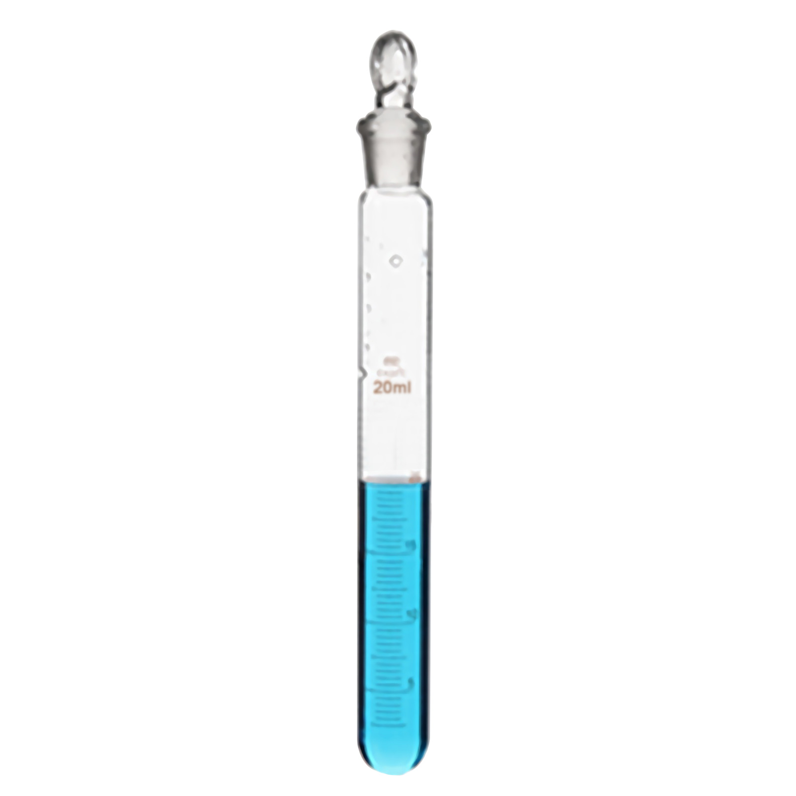 ADAMAS BETA Lab Glass Graduated Test Tube with Stopper 5-100ml  Grinding Mouth Round Bottom Laboratory Test Tube for Microbial Culture Experiment