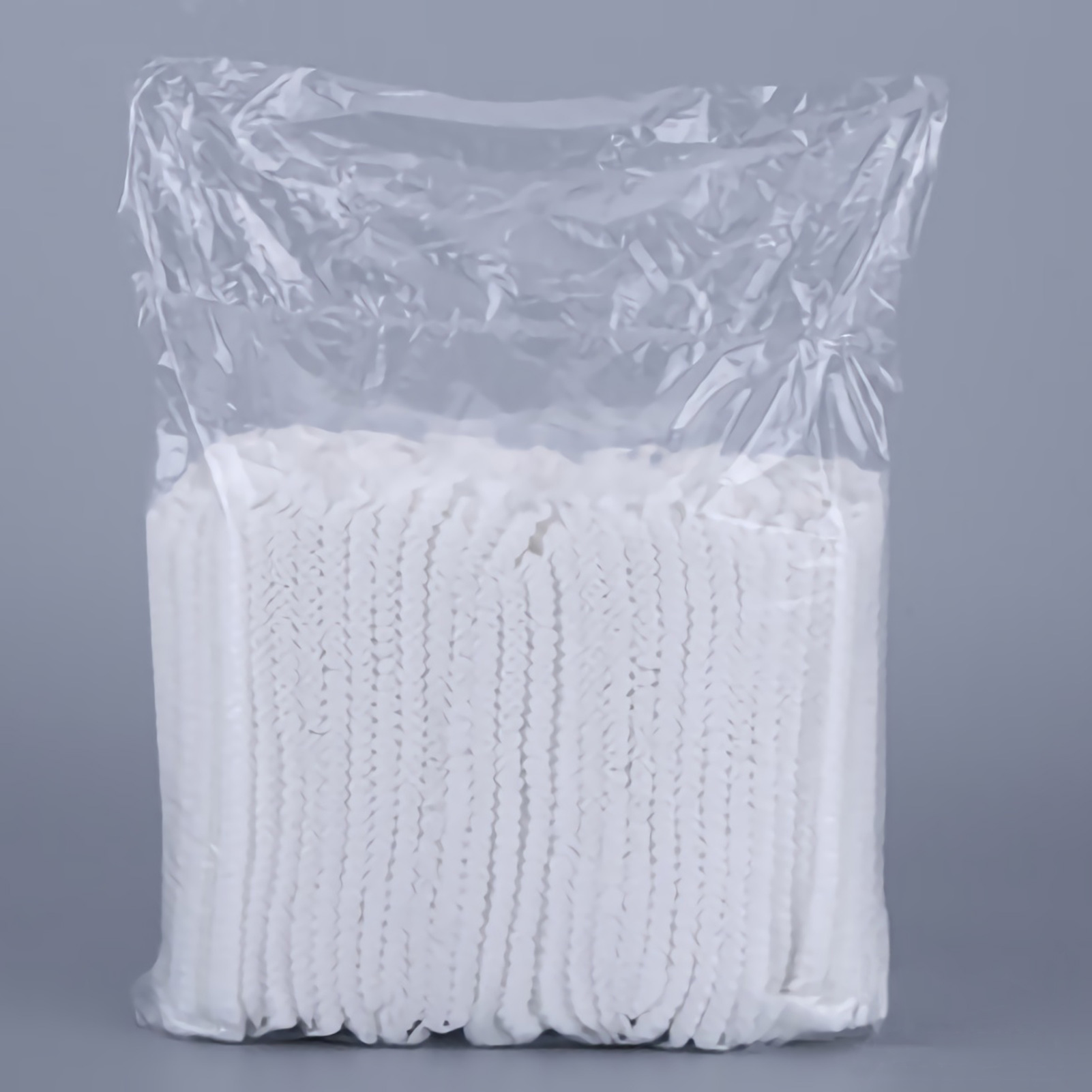 ADAMAS-BETA Double-strand Non-woven Fabric Bar Cap Disposable Cleaning Headgear Laboratory Breathable Dust-free Caps