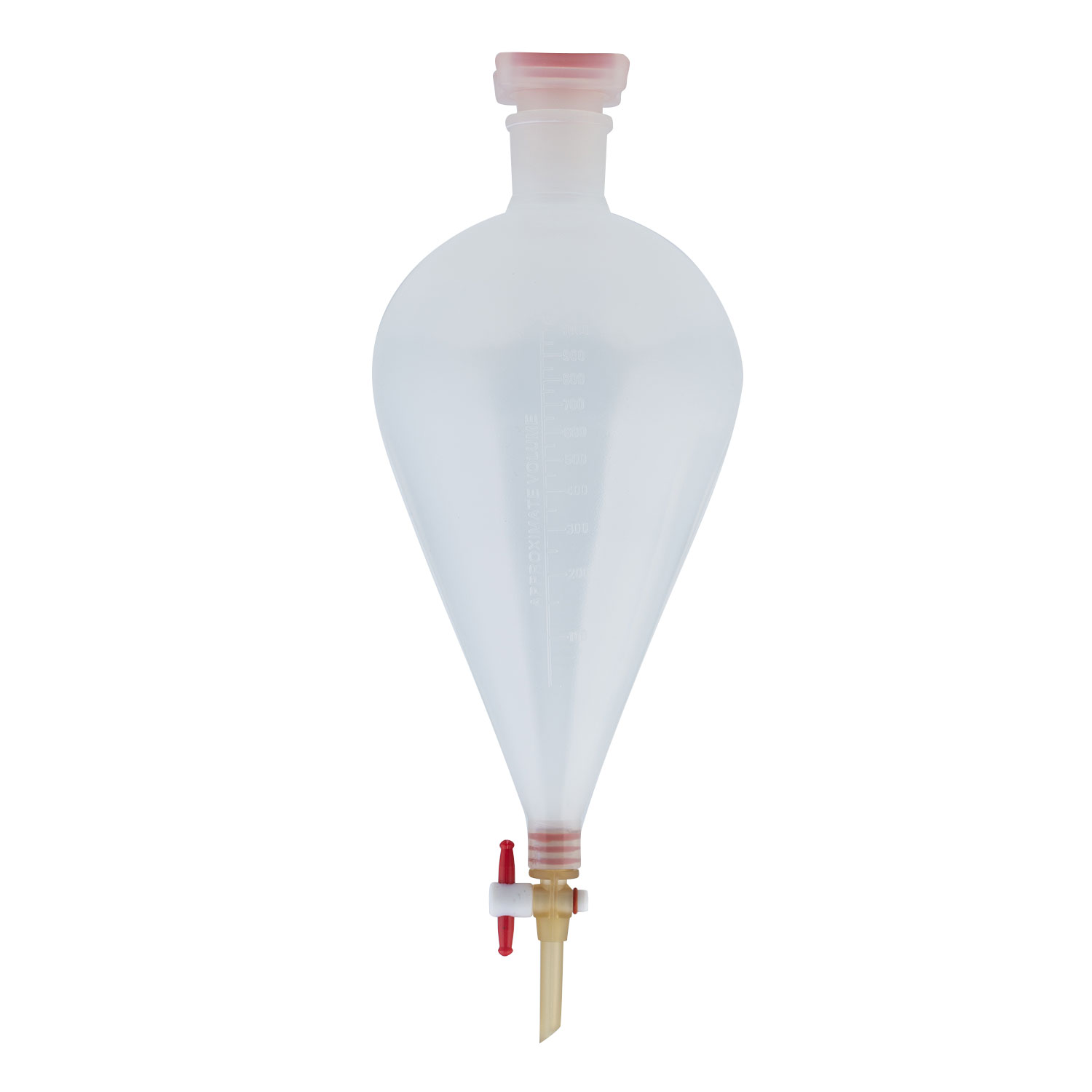 ADAMAS BETA 1pcs Polypropylene Separating Funnel with Stopcock PTFE Plug Leak-Proof Screw Cap Laboratory Plastic Filter Funnel 125-1000ml