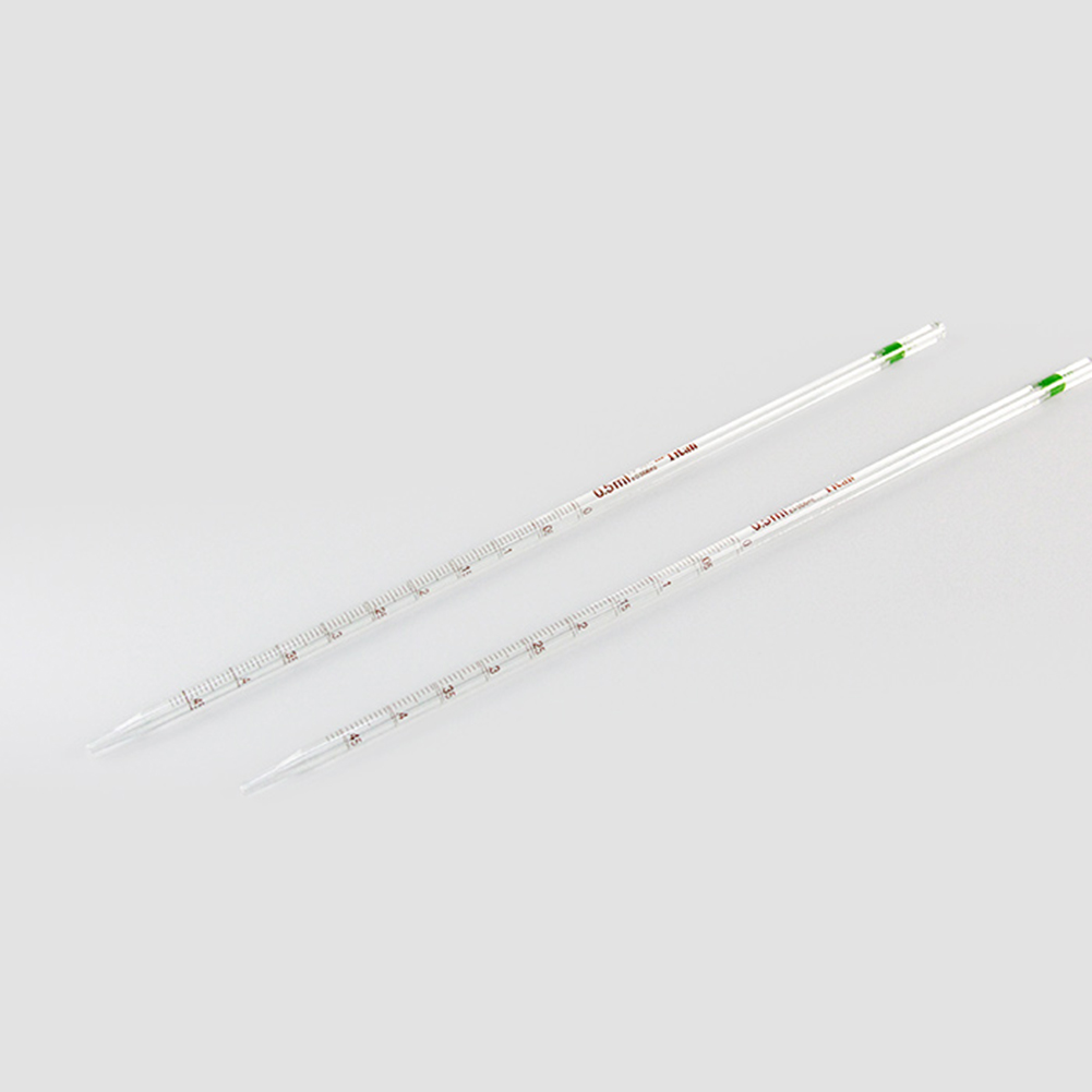 ADAMAS BETA Ring-marked Graduated Straw Pipe High Borosilicate Glass Pipette Laboratory Trace Liquid Transfer Tubes 0.5-50ml Dropper