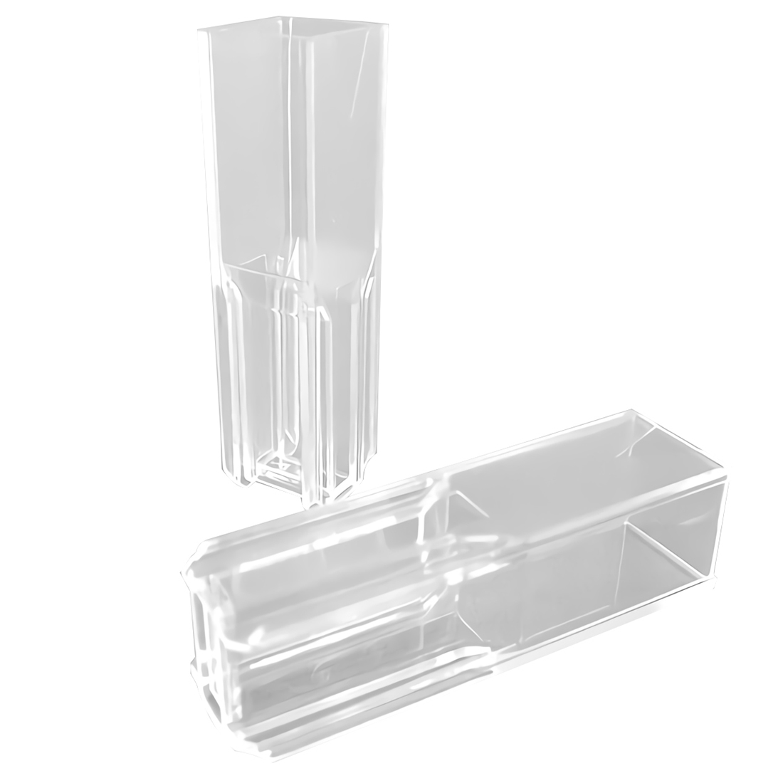 ADAMAS-BETA Wholesale Lab Stackable Disposable Plastic Cuvette Optical Path 10mm Laboratory PS Cuvette 1.5ml 4.5ml without Cover