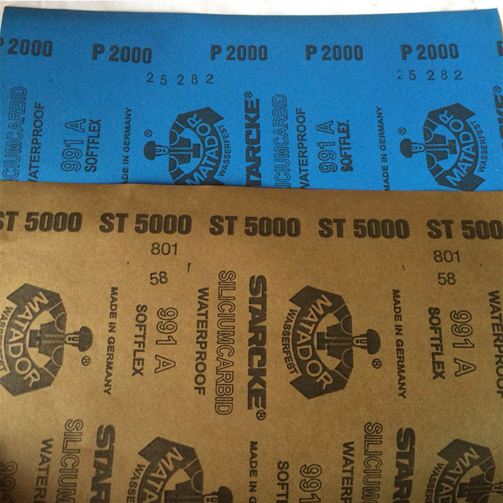 ADAMAS BETA Special Abrasive Paper for Metallography Black Silicon Carbide 230x280mm P80-P7000 Mesh for Polishing/Grinding Sandpaper(Pack of 50)