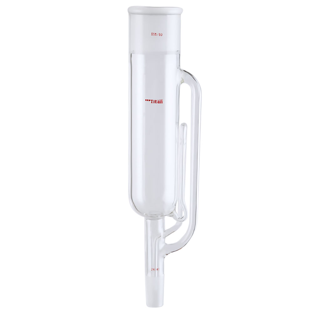 ADAMAS-BETA Soxhlet Fat Extractor High Borosilicate Glass Extraction Tube Grinding Mouth 55/50 45/50 34/45 Lab Glassware Cylinder