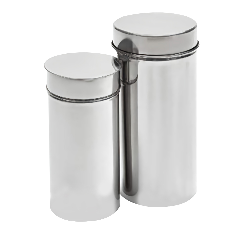 ADAMAS BETA 1pcs Lab Stainless Steel Sterilization Cartridge Reusable Laboratory Petri Dish Disinfection Bucket 90x200mm 106x250mm