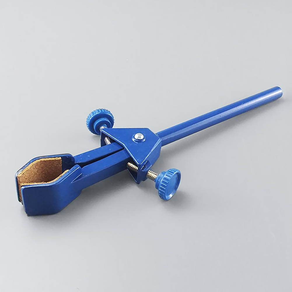 ADAMAS BETA Lab 2-Claw Multipurpose Clamp Alloy Electroplated/Sprayed Double-adjusting Straight Clips with Rubber/Laboratory Multi-function Clamp