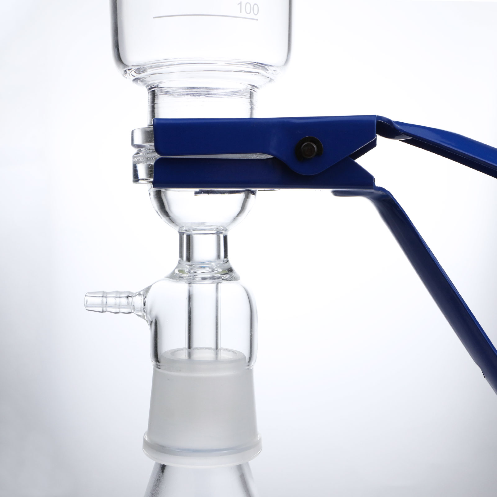 ADAMAS-BETA Laboratory Sand Core Filter Membrane Suction Filtration Set Solvent Filter Glassware 250-2000ml for Microbial Experiment