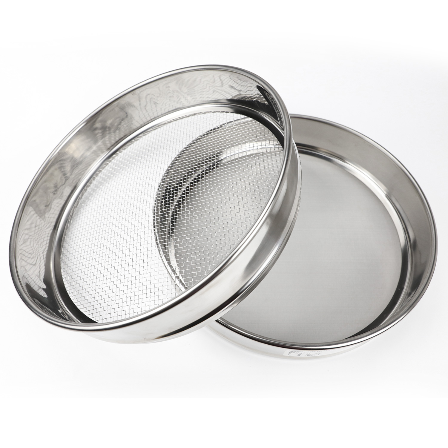 ADAMAS-BETA Lab Sieve 30cm*4.5cm Stainless Steel Mesh Screen Filter 5-2800 Mesh for Seeds/Laboratory Particulate Hierarchical Filtering