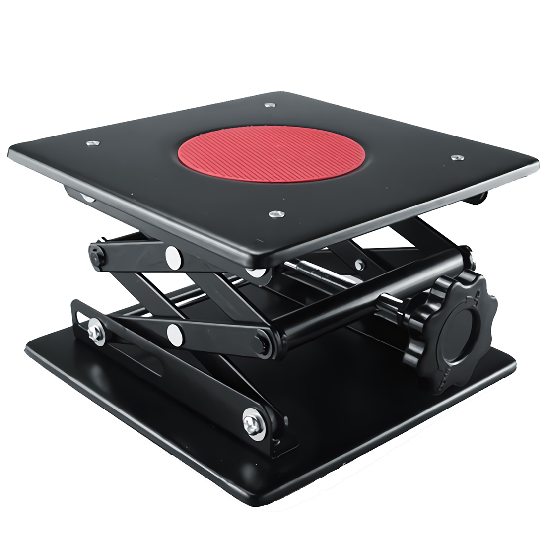 ADAMAS BETA Multifunction Black Plastic Praying Lifting Table Manual Laboratory Height Adjustment Rack Woodworking Engraving Stand Rack Platform Benches