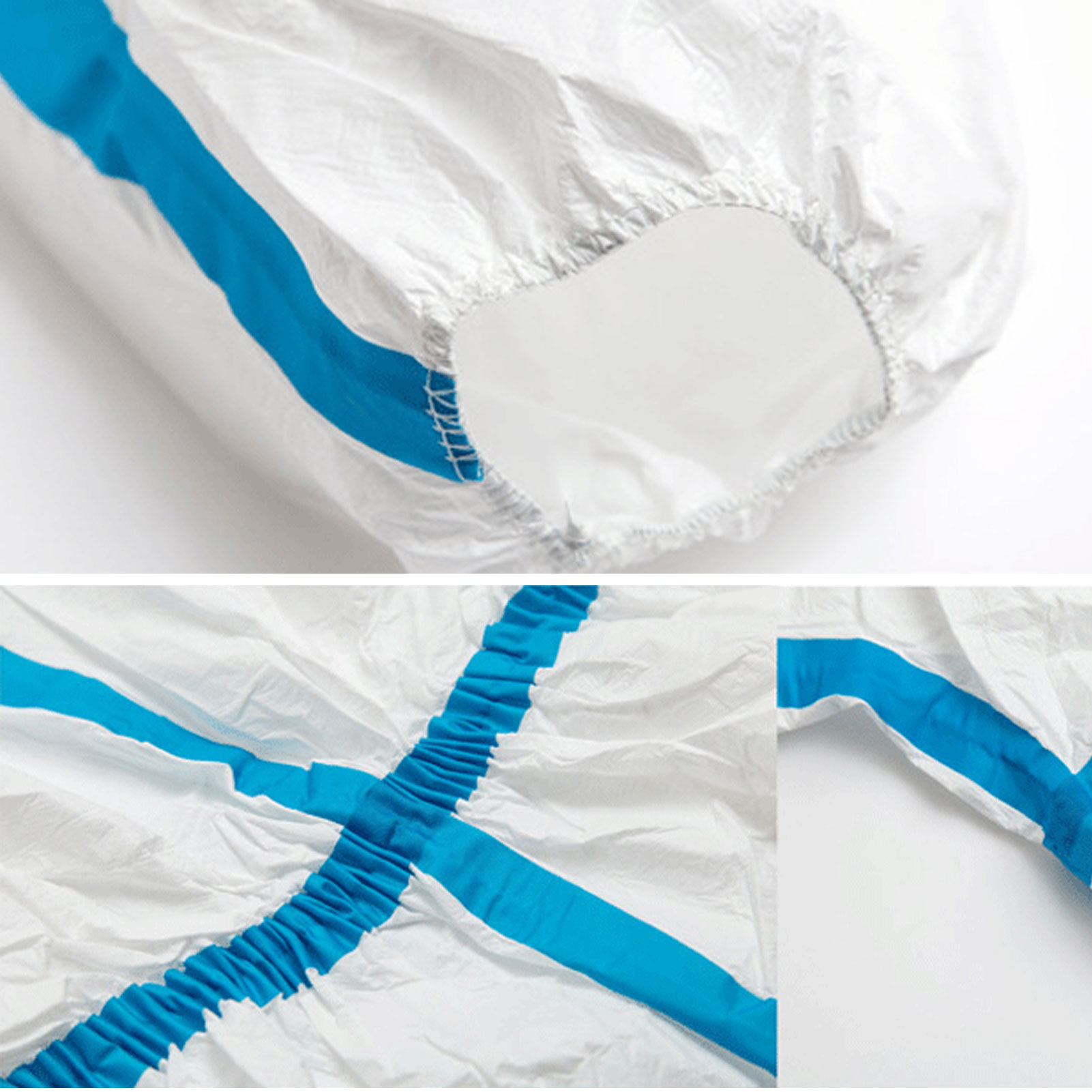 ADAMAS BETA Sterile Disposable Protective Clothing Siamese Hooded One-Piece Laboratory Dustproof Antistatic Coverall Suitable Height 165-185cm