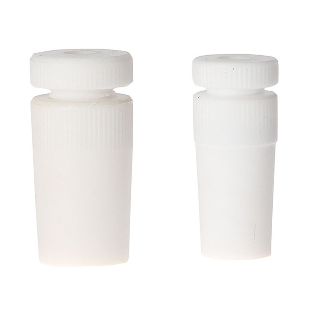 ADAMAS-BETA Teflon Mixing Sleeve Plug Laboratory PTFE 19-50# Holed PTFE Stirring Stopper Matching Stirrer Hole Diameter 7mm