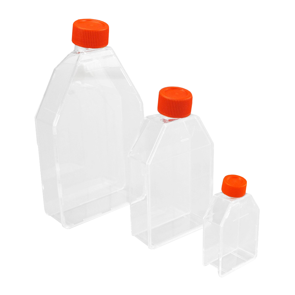 ADAMAS BETA Polystyrene Cell Culture Bottle with Breathable Cover TC Sterile Laboratory Adherent Culture Torticollis Plastic Bottles 50-850ml