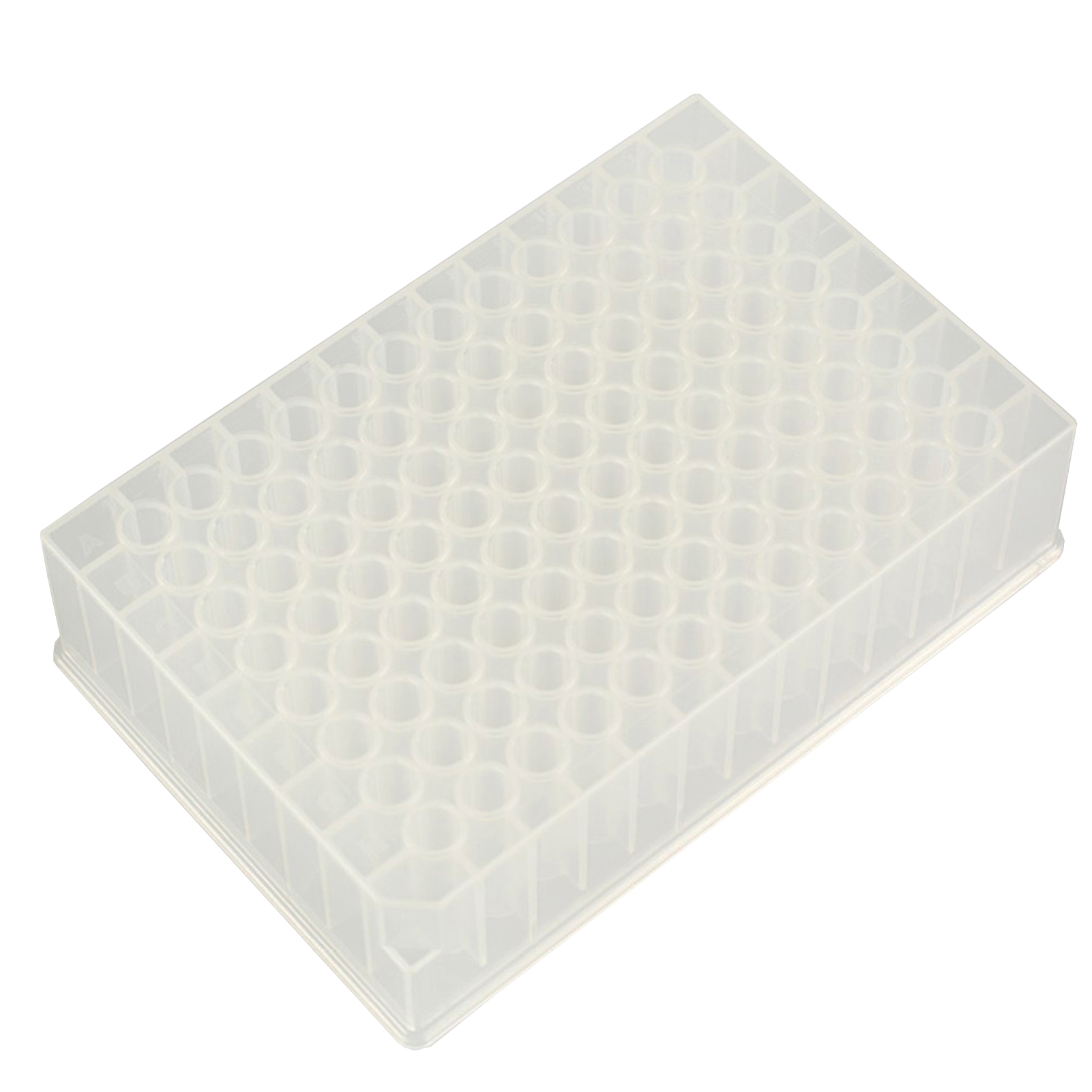 ADAMAS BETA Deep Hole Plate Laboratory Supplies 96 Wells Sample Clear PP Plastic High Capacity Collect Store Bacteria Culture Plate