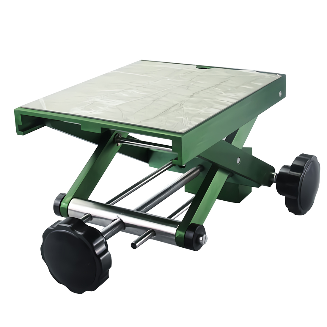 ADAMAS BETA Multifunction Lifting Table Manual Metal Laboratory Height Adjustment Rack for Woodworking/Engraving Stand Holder Platform Benches