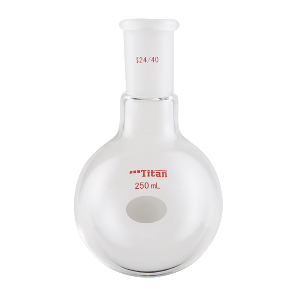 ADAMAS BETA Lab Glass Flasks Single Neck Round Bottom Ball Bottle Thick-Walled Grinding Mouth 200-500ml Reaction One-Mouth Ball Bottles