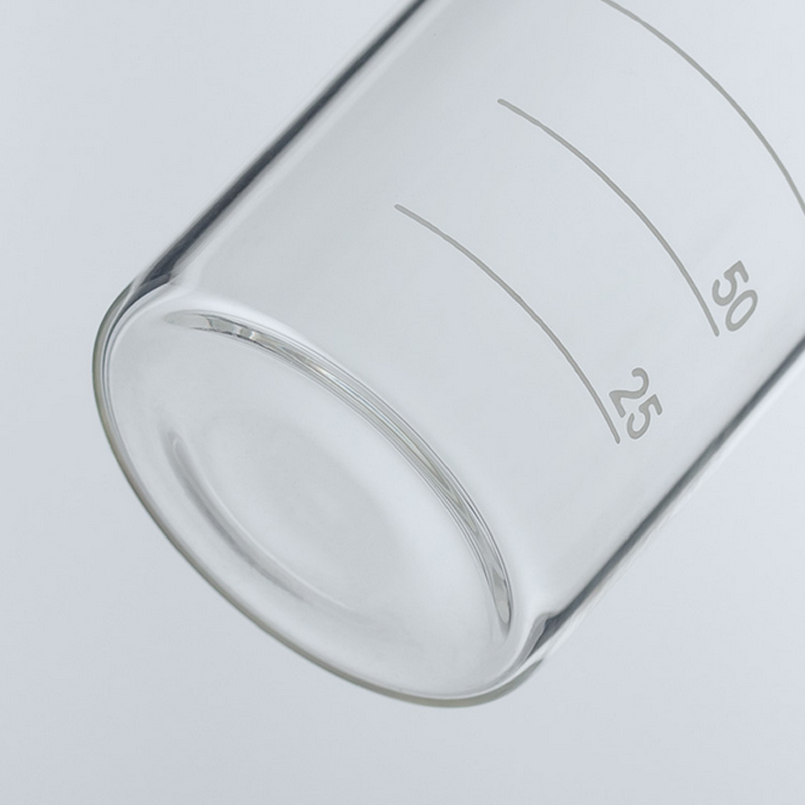 ADAMAS BETA Impact Glass Absorption Bottle 10-250ml Graduated Grinding Mouth Laboratory Impact Absorber Sampling Bottle