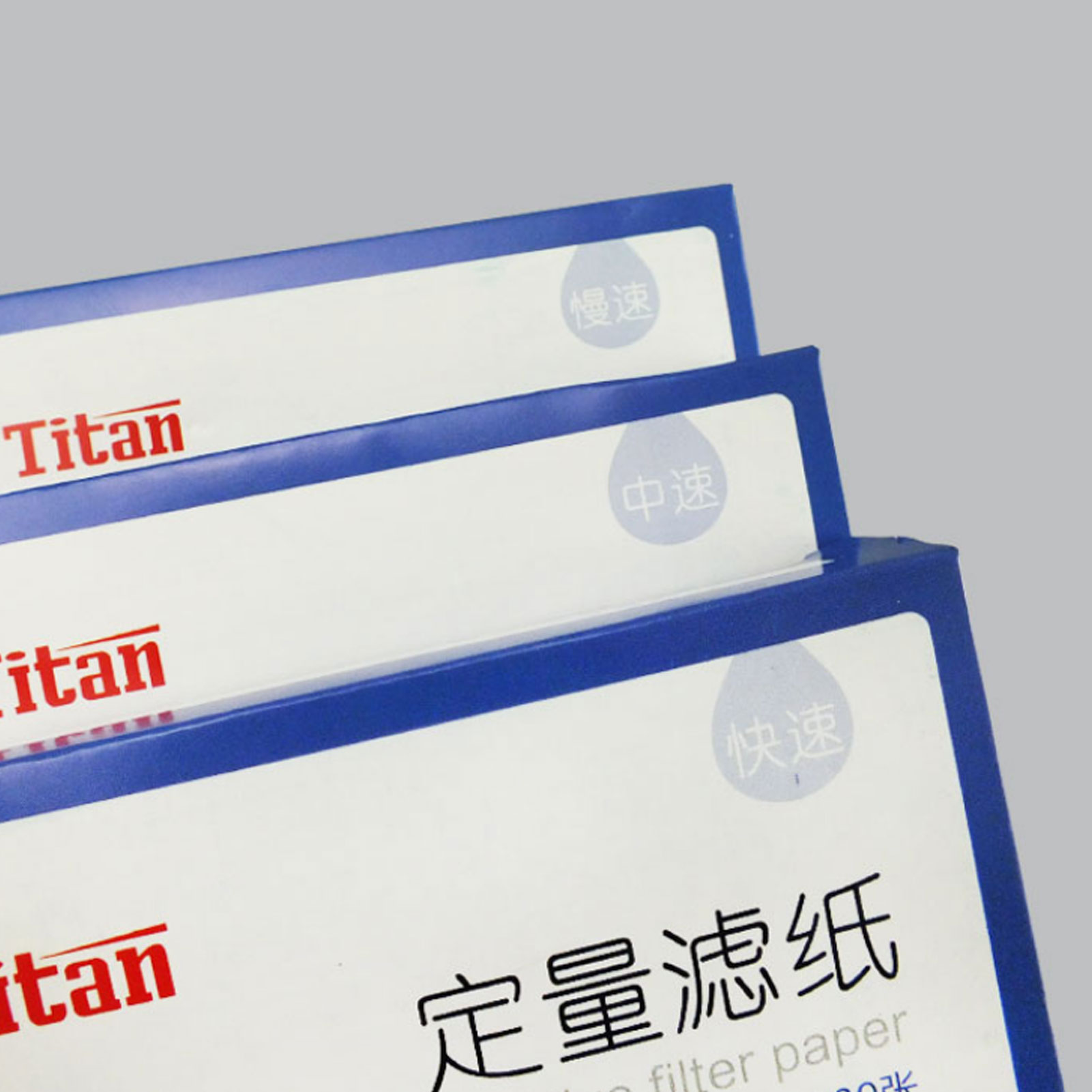 ADAMAS-BETA 100pcs/Box Cotton Fiber Quantitative Filter Paper for Triangular/Buchner Funnel Laboratory Filtration Experiment Round 7cm-18cm