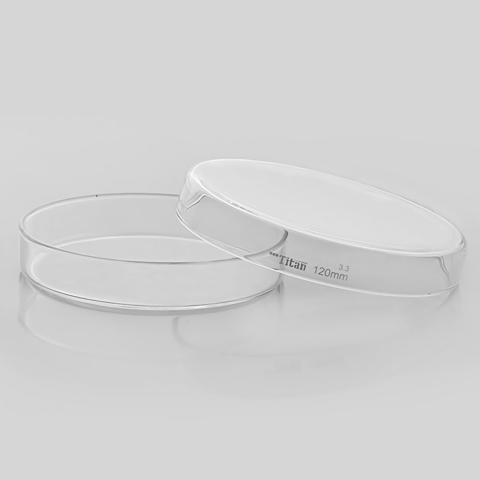 ADAMAS BETA Biological Laboratory High Borosilicate Glass Petri Dish with Cover Lab Microbial/Bacteria Cell Culture Dishes Diameter 60-200mm