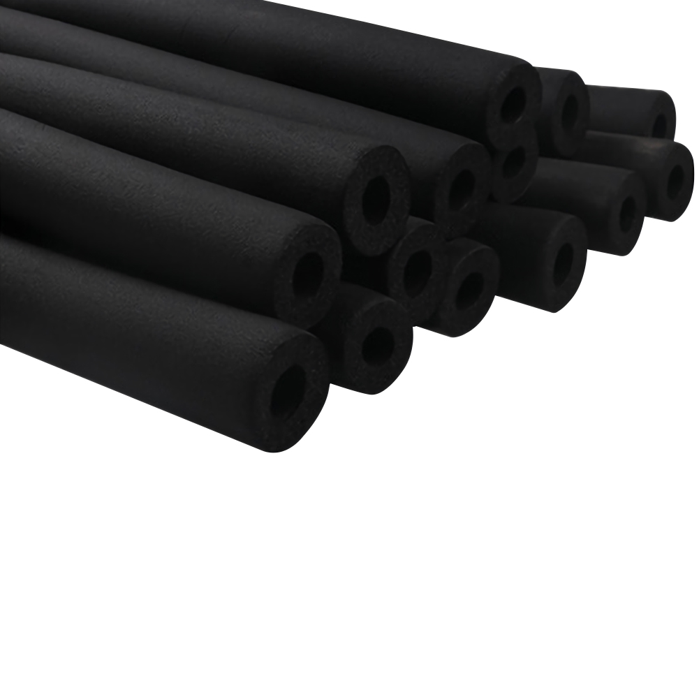 ADAMAS BETA Lab Rubber Plastic Sponge Insulation Pipe Thickened 1.8m Length for Laboratory/Daily Black Foam Noise Reduction Heat-resisting Tube