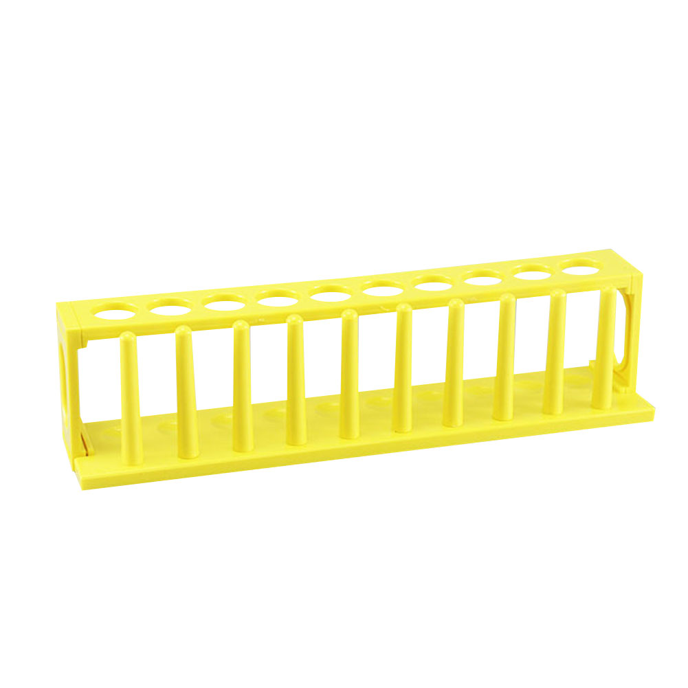 ADAMAS BETA Lab ABS Resin Plastic Test Tube Rack Detachable Laboratory Test Tube Holder with Columns 6-12 Well 22mm Hole Diameter