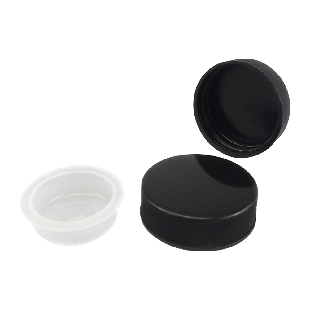 ADAMAS-BETA Universal Bottle Cap Screw Mouth Industry Standard PP Plastic Cover with PE/PTFE Gasket  U-shaped LDPE Inner Plug Laboratory Reagent Bottle Caps