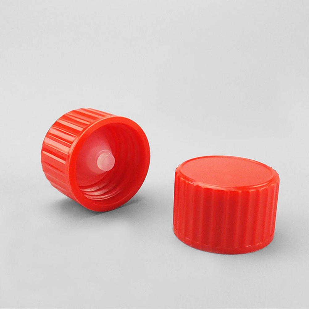 ADAMAS-BETA Universal Bottle Cap Screw Mouth Standard Mixed Resin Cover with V-shaped LDPE Inner Plug Laboratory Reagent Bottle Sealing Caps