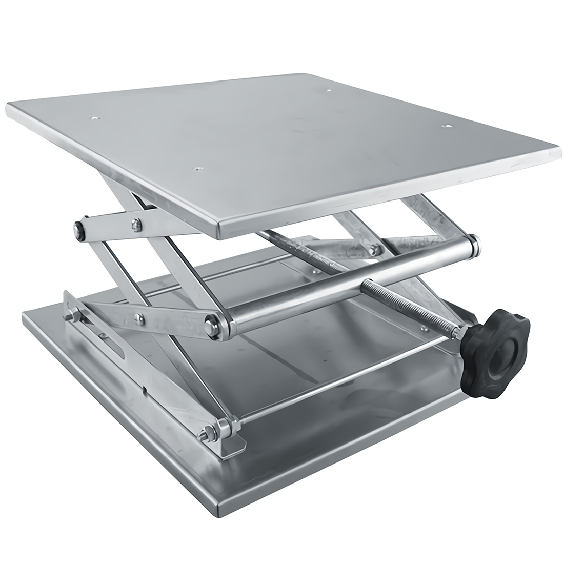 ADAMAS BETA Stainless Steel Lifting Table Manual Multifunction Laboratory Height Adjustment Rack Woodworking Engraving Stand Rack Platform Benches