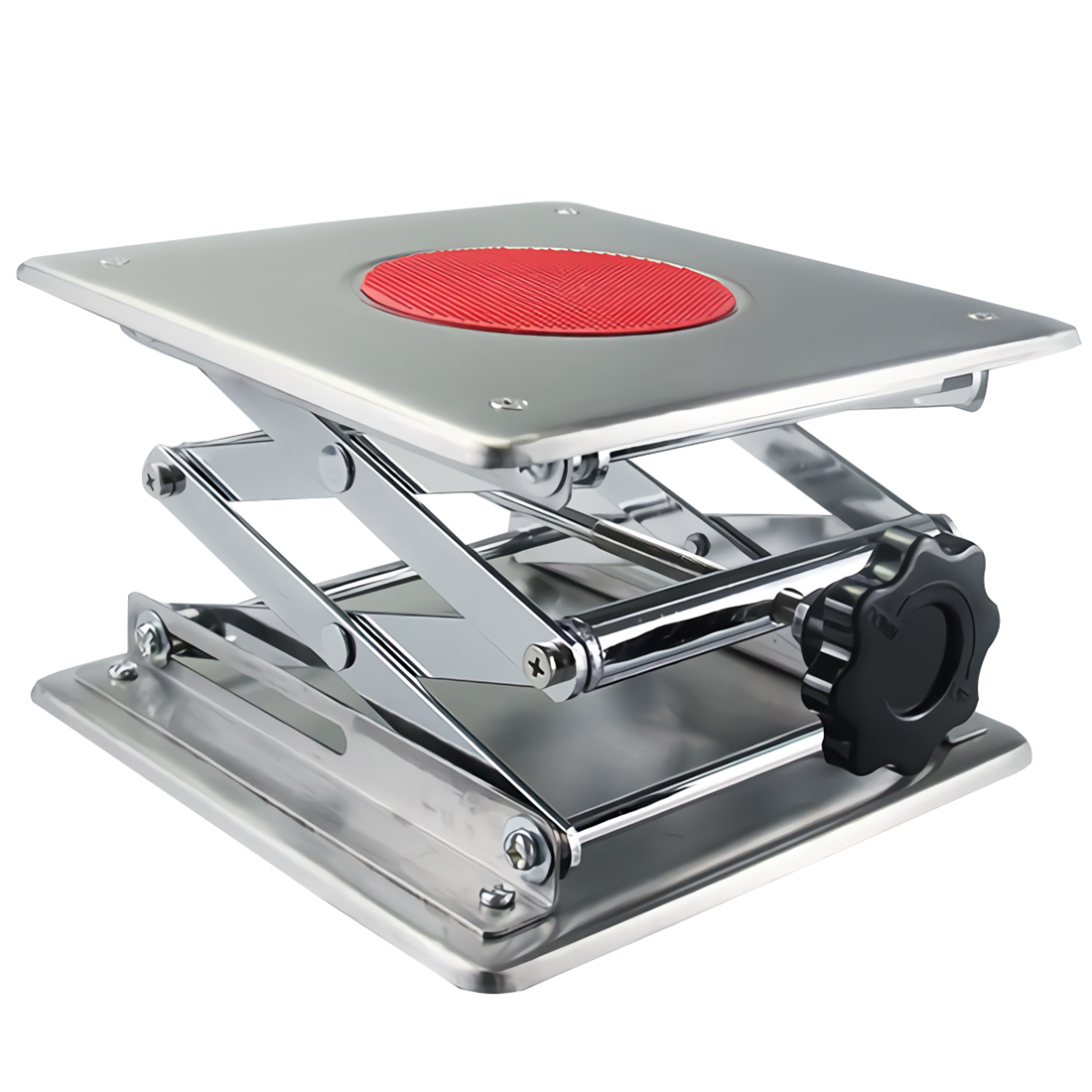 ADAMAS BETA Stainless Steel Lifting Table Manual Multifunction Laboratory Height Adjustment Rack Woodworking Engraving Stand Rack Platform Benches