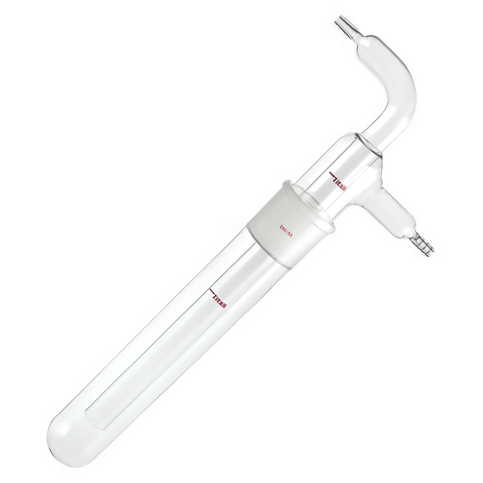 ADAMAS BETA Split Cold Trap with Grinding Mouth Straight Glass Condensate Trap Laboratory Gas Partial Pressure/Condensing Device