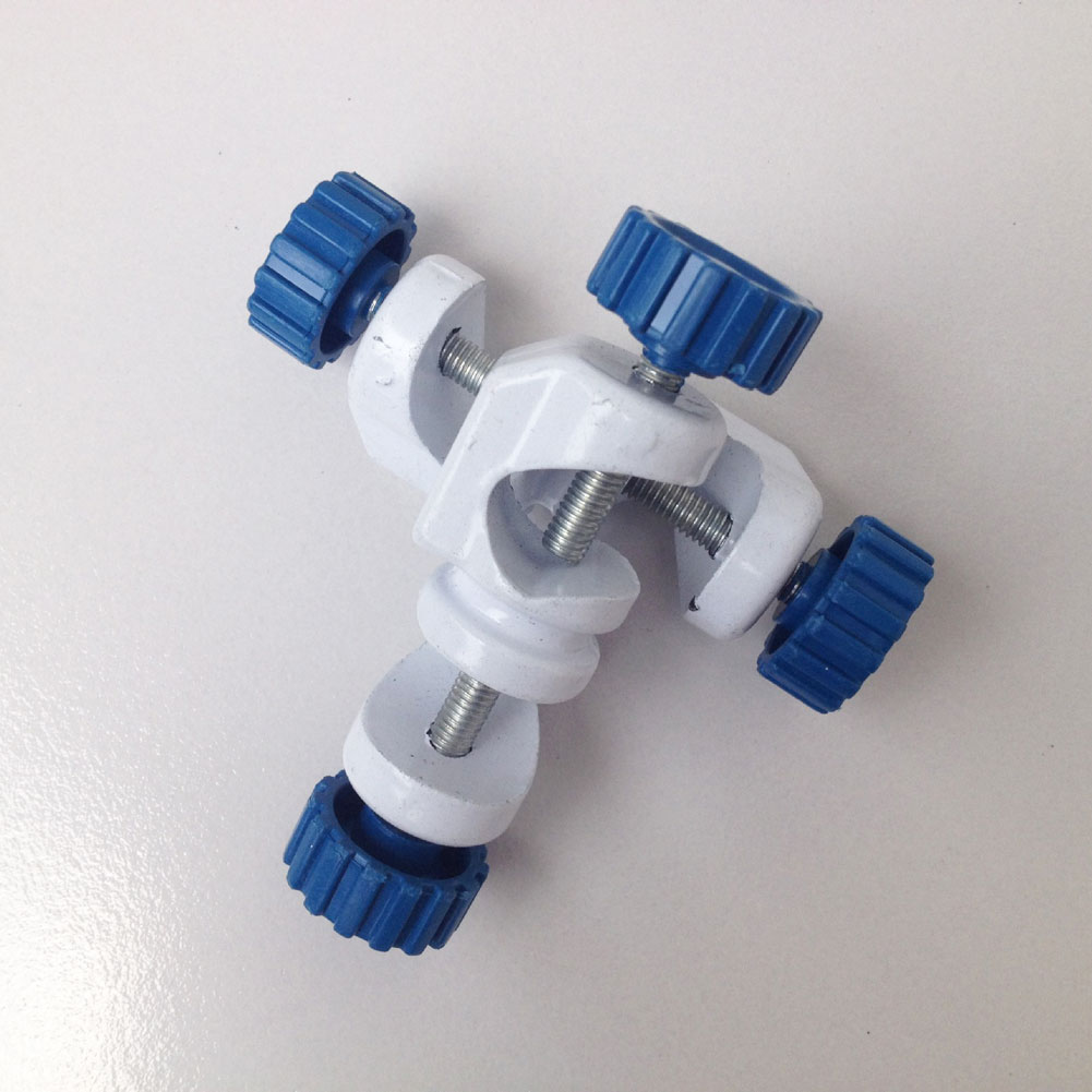 ADAMAS-BETA Metal Cross Clamp Spray Laboratory Multifunctional Clamp for Iron Frame Fixing Clips British Cross Clip