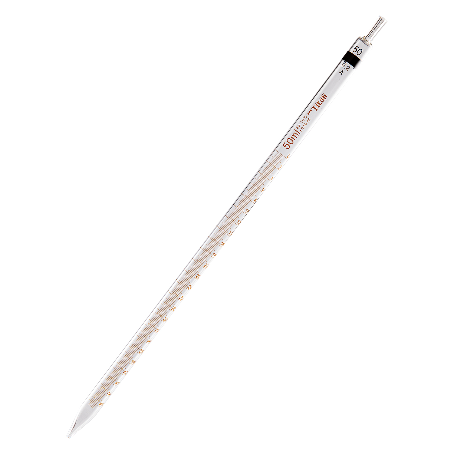 ADAMAS BETA Ring-marked Graduated Straw Pipe High Borosilicate Glass Pipette Laboratory Trace Liquid Transfer Tubes 0.5-50ml Dropper