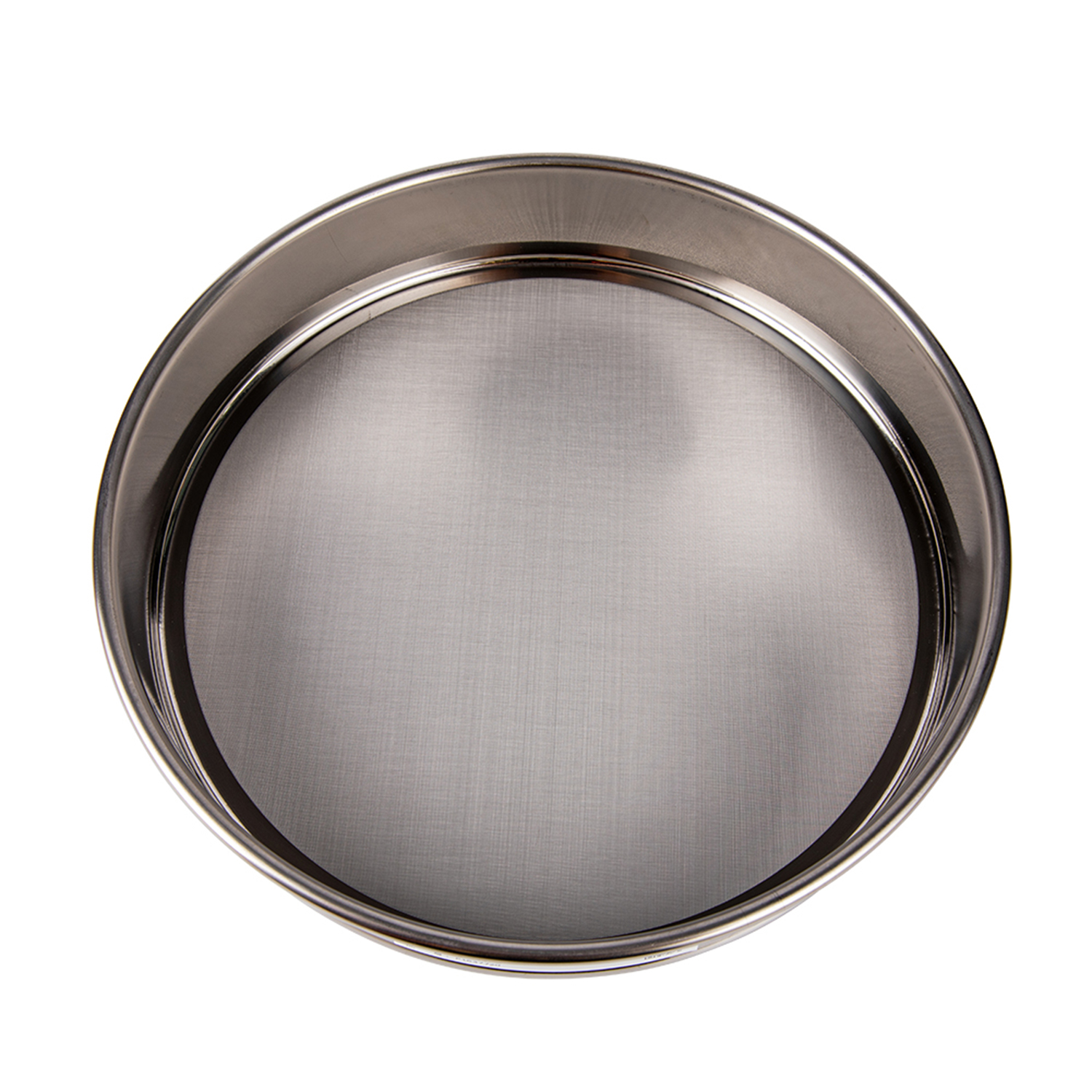 Adamas-Beta 20x4.5cm 100 Mesh 304 Stainless Lab Sieves Economy Test Sieve 304 Stainless Steel Wire Cloth 0.154mm