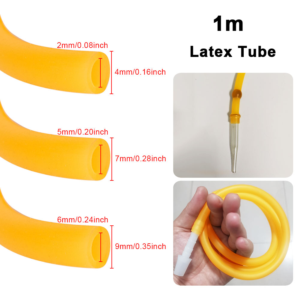 ADAMAS BETA Natural Latex Tube Elastic Rubber Band 1-8m Tube Wall Thickness 2-3mm Lab Connecting Pipe Tourniquet